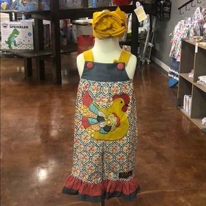 Henny Penny Appliqué Romper